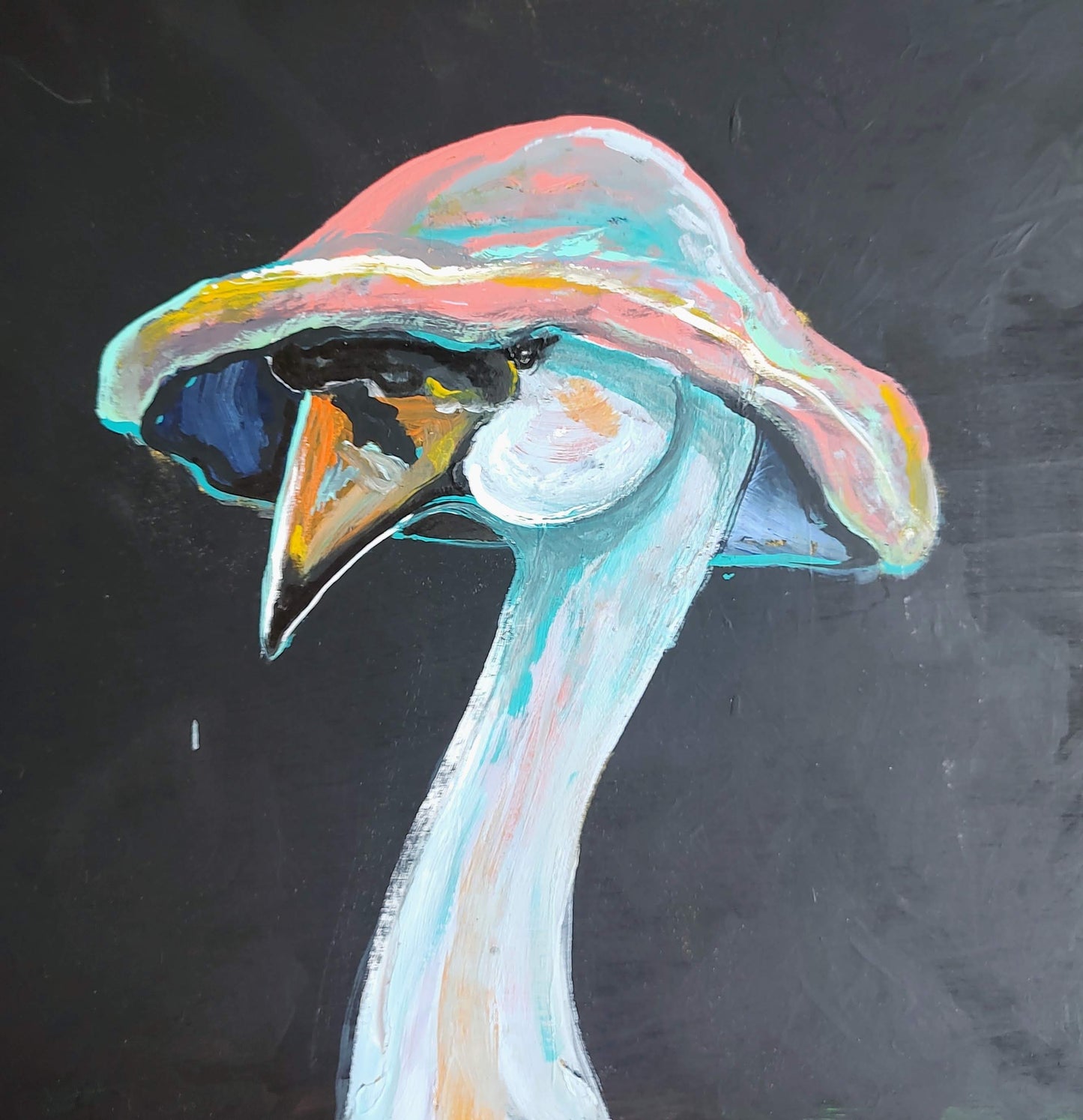 Swan in a Hat