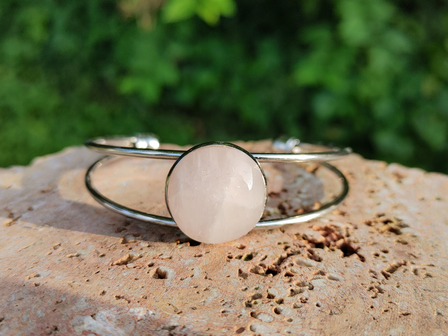 Rose Quartz Cuff